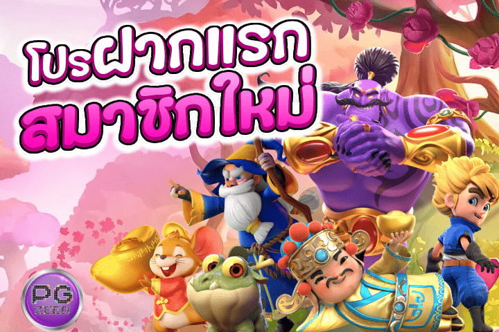 โปรฝากแรกสำหรับสมาชิกใหม่: เริ่มเล่นเกมสล็อตได้อย่างมั่นใจกับ PGZEED