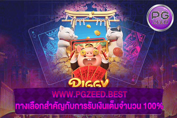 WWW.PGZEED.BEST ทางเลือกสำคัญกับการรับเงินเต็มจำนวน 100%