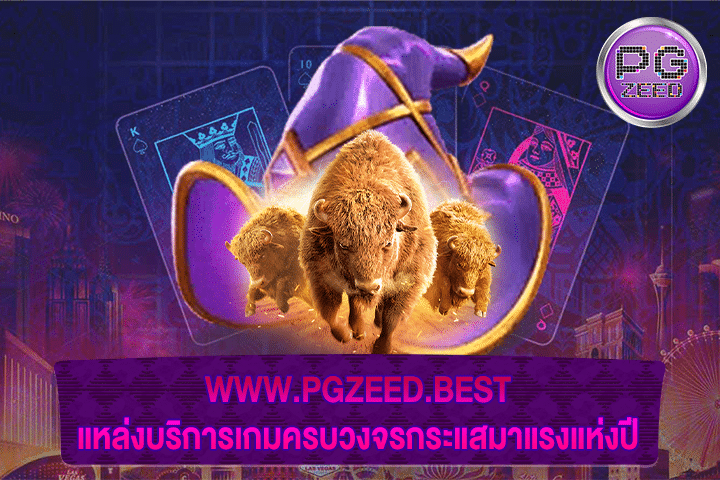 WWW.PGZEED.BEST แหล่งบริการเกมครบวงจรกระแสมาแรงแห่งปี